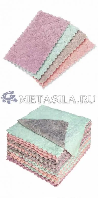 картинка Кухонная салфетка для мытья посуды от интернет-магазина Метасила