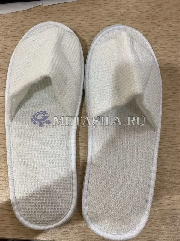 картинка Тапочки из вафельного материала от интернет-магазина Метасила