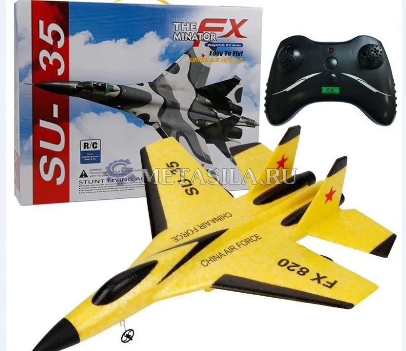 картинка Радиоуправляемый игрушка-самолет из пеноматериала от интернет-магазина Метасила