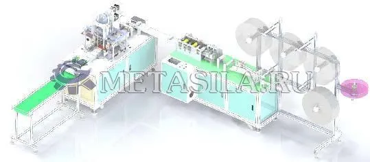 картинка Линия по производству медицинских масок FT-85  от интернет-магазина компании Метасила