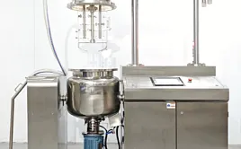 Вакуумный эмульсионный смеситель, модель объемом 100 литров