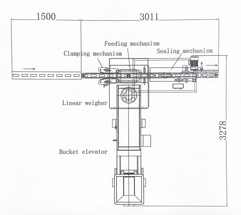 картинка Линия упаковки стирального порошка в коробки 450 грамм (производительность 30-35 шт/мин) от интернет-магазина Метасила