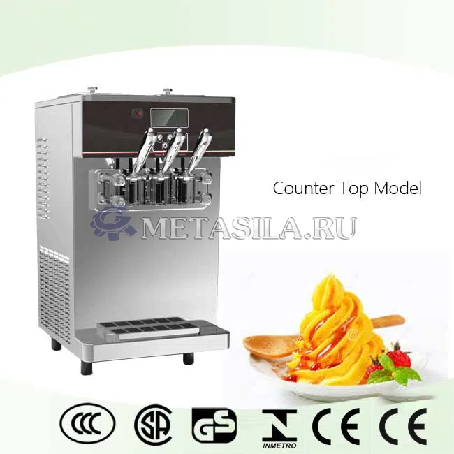 картинка Оптовая продажа настольной машины для мягкого мороженого от интернет-магазина Метасила