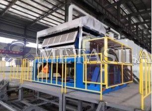 фото Линия производства бумажных лотков для яиц от магазина Метасила