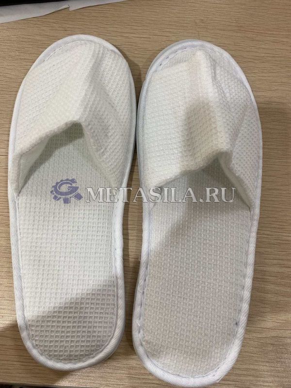 картинка Тапочки из вафельного материала от интернет-магазина Метасила