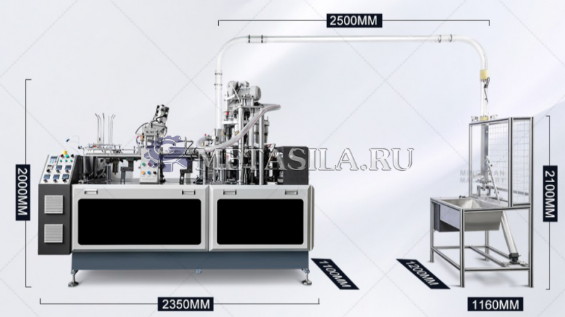 картинка Станок по производству бумажных стаканов AF-51  от интернет-магазина Метасила