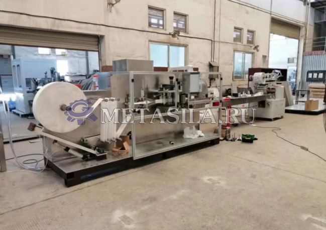 картинка Линия по производству влажных салфеток с упаковкой L-06  от интернет-магазина Метасила