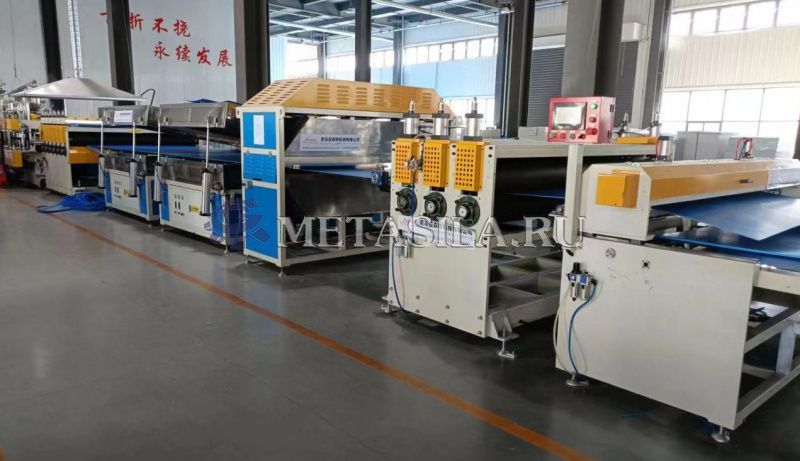 картинка Линия по производству полых листов из полипропилена  от интернет-магазина Метасила
