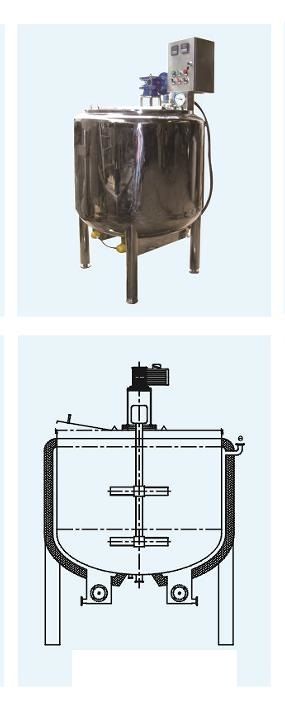 картинка Смеситель из нержавеющей стали объемом 500 литров от интернет-магазина Метасила