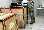 А уже в России наш клиент получил Станок для упаковки в пузырчатую пленку N-2611 и наши специалисты преступили к запуску 
