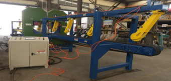 картинка Вертикальный ленточнопильный станок для распиловки бревен, модель A300  от магазина Метасила