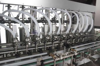 картинка Линия для розлива геля для стирки с 10 головками (250 -1000мл) RT-25  от магазина Метасила