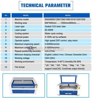 картинка Станок для лазерной резки с лазерным гравером от магазина Метасила