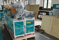 Процесс упаковки и отгрузки с завода линии по производству филамента Процесс упаковки и отгрузки с завода линии по производству филамента