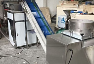 Протестировали в Китае линию по очистке чеснока 500 кг/ч — оборудование уже едет в Россию