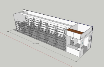 картинка 20-футовый контейнер для выращивания грибов от магазина Метасила