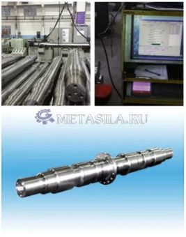 картинка Ось для железнодорожных колесных пар локомотива от магазина Метасила