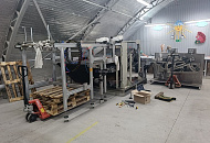 Привезли и запустили у клиента: Автоматическую машину для складывания листов