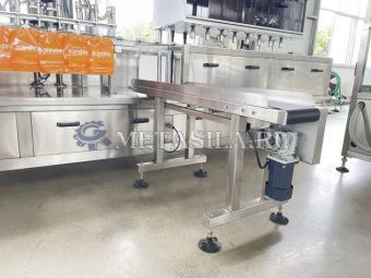 фото Линия для наполнения и укупорки жидкости в пакеты от магазина Метасила