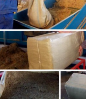 фото Пресс-упаковщик для древесной стружки в пакеты, модель KT180 от магазина Метасила