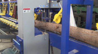 картинка Вертикальный ленточнопильный станок для распиловки бревен, модель A300  от магазина Метасила