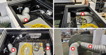 картинка Высокоточный волоконный лазерный станок для резки 1,5 кВт, модель W15 от магазина Метасила